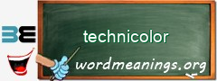 WordMeaning blackboard for technicolor